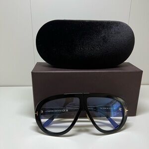 Tom Ford Black Aviator Sunglasses
